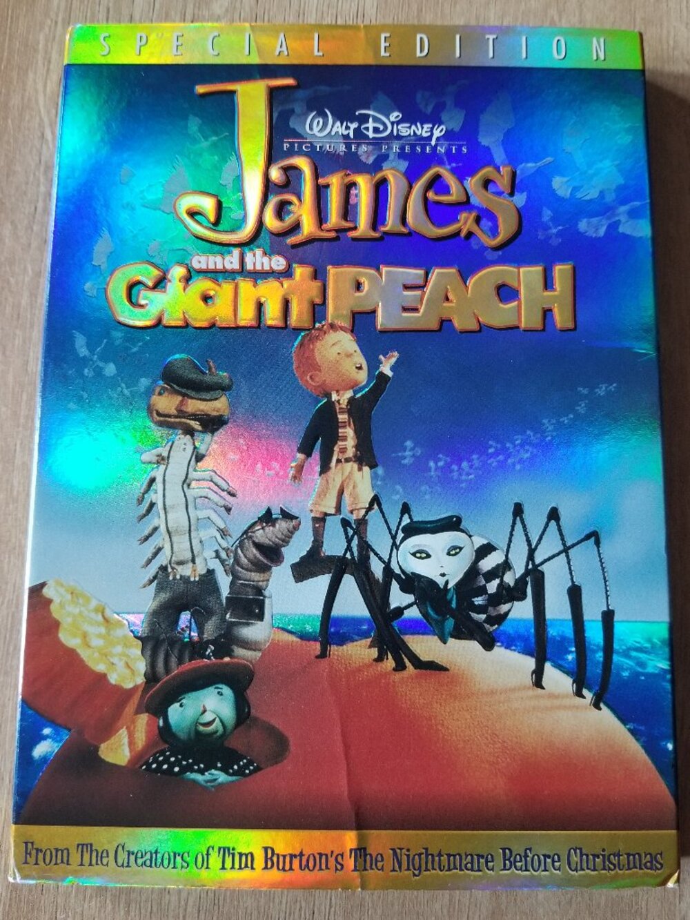 'James & the Giant Peach' Disney movie DVD